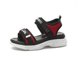 New Sandals Korean Version Of Fashion Casual Schoolgirls Cake Platform Slope With Velcro Platform Beach