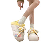 Breakj Casual Shoes Children Spring Autumn New Bread Shoes Super Fire Versatile Small Thick Western Style High Appearance Level