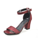 Breakj Women 2025 Summer New Square Head Thick Heel High-Heeled Sandals Women's Korean Version Of The Word Fashion