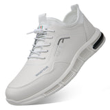 Men's Casual Genuine Leather Shoes Business Lace-up British Platform Comfortable Air Cushion Sports Shoes Loafers for