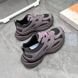 Breakj Shoes Female Spring 2024 New Style Students Versatile Cotton Shoes Winter Plus Plush Thick Sole Recreational Sports Shoes