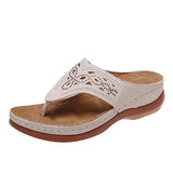 Breakj 2023 New Cool Drag Thick Bottom Flip-Flops And Slippers Women Wear Hollow Beach Water Drill Cool