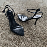 Fashion women shoes sexy high heel sandals pointed toe ankle strap buckle stiletto sandals high