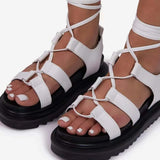 2021 Crystal Bling Sandals Women's Thick Bottom Wedges Ladies Comfort Footwear Plus Size 36-43 Female Beach Shoes