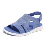 New Women's Sandals Large-Size Breathable Elastic Fly Weaving Casual Women's