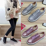 Seasons Women's Shoes 2025 Korean Version Of Breathable Women's Casual Net Shoes Sneakers Women's Board