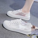 White Shoes Women 2024 New Summer Thin Net Shoes Women Breathable Net Surface Sports Casual Shoes Children