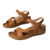 Breakj Sandals New Color Thick Background Fashion Slopers Sandals Large Size Women's Shoes Magic With Light Women's