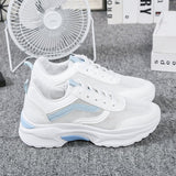 Breakj Sneakers Women's New Autumn 2025 New Fashion Breathable Small White Shoes Women's Round Head Coloring Heightening Women's