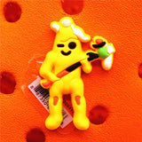 1pcs Game Characters PVC Shoe Charms Accessories Decorations Cute Funny Animal Mask Designer Croc Jibz Buckle Kids