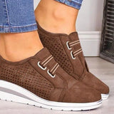 2022 New High Heel Lady Casual Women Sneakers Leisure Platform Shoes Breathable Height Increasing Shoes Women Flats Plus Size