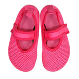 Summer New Kids Flexible Barefoot Shoes Mesh Breathable Hook&Loop Flats for Boys Girls Indoor Shoes Outdoor Beach