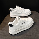 Breakj 2025, Small White Shoes New Korean Ins Schoolgirls High Platform Sports Board Shoes Casual Shoes