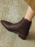 Winter New Small Short Boots Women Coarse And Single Boots Fashion Tips And Naked Boots Chelsea