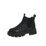 Women's 2021 Winter Fashion Plus Velvet Platform Martin Boots Casual Snow Boots Non Slip Chelsea Boots Botines