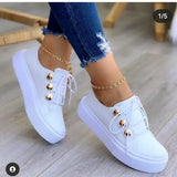 Size Casual Flat Single Shoes Women's New Round Head Thick Sole Casual Women's Single Shoes