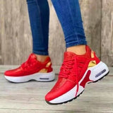 Breakj New Autumn Sports Wind Casual Single Shoes Women Thick Sole Flying Old Dad Shoes Sneakers Large