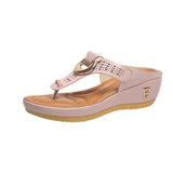 Breakj Large-Size Sandals Fashion Jacket Flip-Flops And Thick-Bottomed Sleek Roman Cool