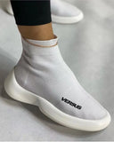 Woven Mesh Women's Short Boots 2022 Fashion Women's Shoes Cover Feet Casual Simple Round Toe Sneakers Ladies Flying