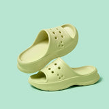 Summer Hollow Out Shower Slippers Women Non Slip Platform Flip Flops Woman Eva Soft Sole Beach Slides Female