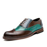 Large Size Men's Leather Shoes British Style Hit Color Men Shoes New Fashion Design High Quality Casual Dress