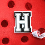 PVC Shoe Buckle Accessories DIY Combination English Alphabet Shoes Decoration Jibz for Croc Charms Bracelets Kids