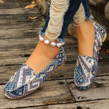 / Summer 2024 New Women's Shoes Casual Flat Bean Shoes Round Head Shallow Mouth Women's Single Shoes Large Size Women's