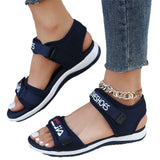 Breakj Spring And Summer New Women's Shoes Women's Sandals Sports Wind One-字 Type Dew Magic Sticker Cool