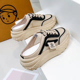 Breakj Korean Platform Platform Dad Shoes 2025 Summer New Street Photo Student Running Sneakers Heighten Casual XW