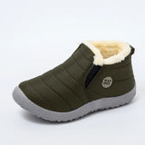 Shoes Winter Warm Boots For Women Fashion Waterproof Women's Shoes 2023 Platform Flat Female Lady Ankle Boots Botas
