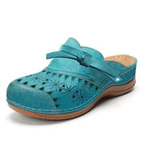 Breakj Bag Head Cool Drag Woman 2025 Summer New Slope And Women's Sandals Thick Soles Hollow Round Head Wearing