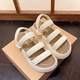 Breakj Sandals Women 2025 Summer New Fashion Wearing Toe Casual Beach