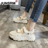 2021 Breathable Mesh Wedge Heel Women Shoes Casual Sneakers Sandals Women Thick-soled Non-slip Sandals Comfortable