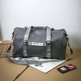 Version Of Large Capacity Luggage Bag Independent Shoes Portable Travel Bag Couples Pure Color Travel Bag Direct