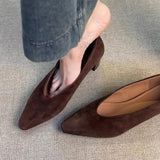 Breakj New One-Legged Single-Shoe Women's Large-Size High-Heeled High-Heeled Shoes Tip Simple Match Women's