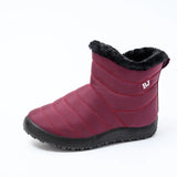 Boots Waterproof Snow Boots Female Plush Winter Boots Women Warm Ankle boots Winter Shoes Women casual flat shoes
