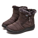Boots Waterproof Snow Boots Female Plush Winter Boots Women Warm Ankle Botas Mujer Winter Shoes Woman Plus Size