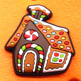 Berlin London PVC Shoe Charms Christmas Villa House Bird Shoe Accessories Decorations fit Croc Bracelet Kids