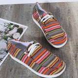 2021 New Women Shoes Sneakers Canvas Flats Large Size Women Fashion Vulcanize Shoes Summer Flats Mujer Zapatill Casual