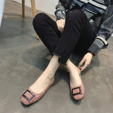 And Autumn Flat Bottom Large Shallow Women's Shoes Black Work Shoes Driving Bean Shoes Ballet Shoes Pregnant Women