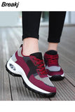 Sneakers Fashion Casual Shoes Summer Air Cushion Mesh Female Shoes Comfortable Breathable Heightening Sneakers for