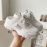 Breakj Wear The 2025 Autumn New Heel-Free Old Dad Shoes One Foot Pedal Large Casual