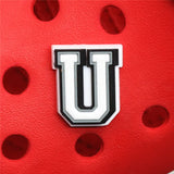 PVC Shoe Buckle Accessories DIY Combination English Alphabet Shoes Decoration Jibz for Croc Charms Bracelets Kids
