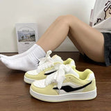 Breakj High Appearance Level Female Light Yellow China-Fashion Small Bread Shoes Female Ins Tide Summer New Versatile Student Board