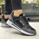Breakj Fashion Flat-Bottomed Round-Headed Casual Sneakers 2025 Autumn And Winter New Front Lace Single