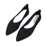 Breakj Summer New Large-Size Tip Flat Bottom Flying Shoes Women's Shallow Sports Style Casual