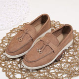 Breakj High-End Lofo Single Shoes Women's 2025 New Large-Size Small Fragrant Shoes Women's Singles