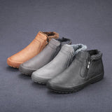 Breakj 9152 Winter Martin Boots Men's High-Help Leisure Trend With Leather Shoes Warm And Velvet Thick Cotton Shoes