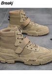 Casual High Top Shoes for Men 2023 Winter Desert Boots Outdoor Hiking Boots Ankle Boots Comfort Sports Buty Robocze