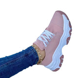 Breakj Spring And Autumn New Round Head Cross-Tie With Low-Help Casual Sports Style Women Single